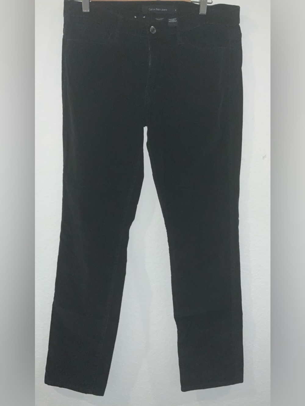 Calvin Klein Jeans Black Straight Corduroy Pants